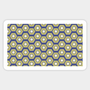 Simple Hexagon Pattern Sticker